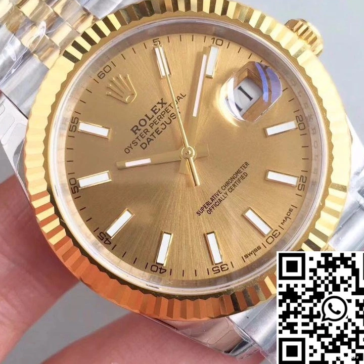 Rolex Datejust Factory Gold Dial 116333 EW Yellow II 41MM 1115